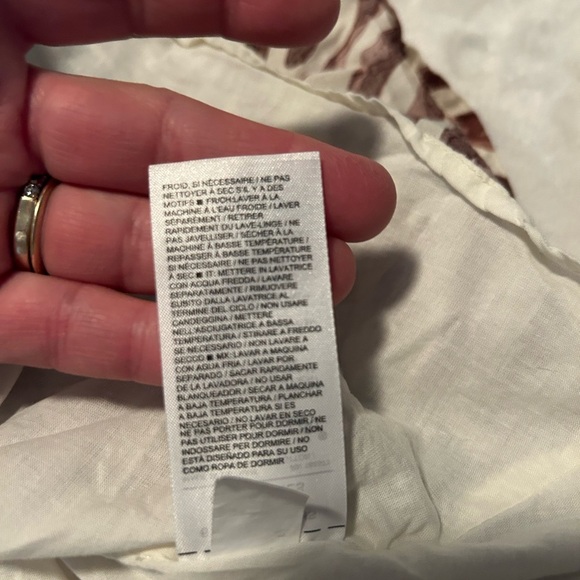 Janie and Jack Zebra Striped Dress in Brown and White - Picture 6 of 7